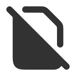 Document Off Fill Icon
