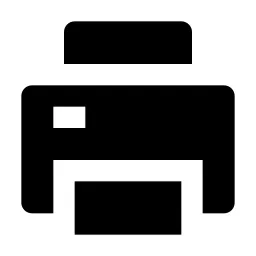 Printer Fill Icon