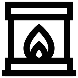 Livingroom Fireplace Icon