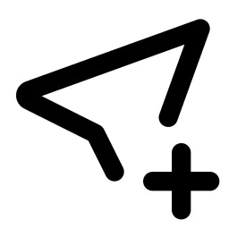 Location Plus Line Icon