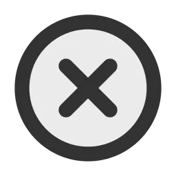 X Circle Duotone Icon