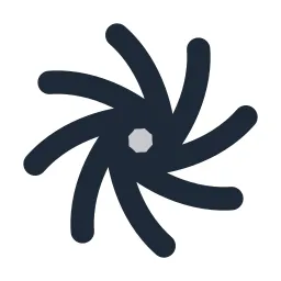 Black Hole Duotone Icon