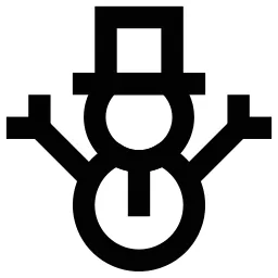Snowman Hat Icon