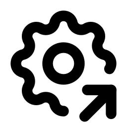 Settings Share Line Icon