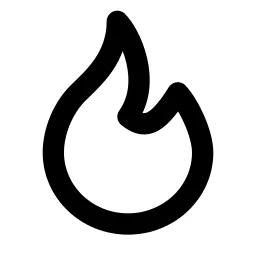 Flame Line Icon
