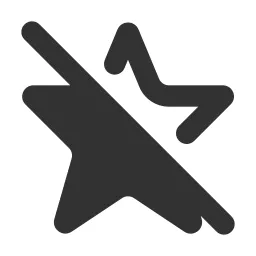 Star Off Fill Icon