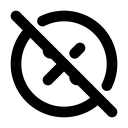 Discount Off Line Icon