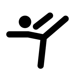 Gymnastics Line Icon