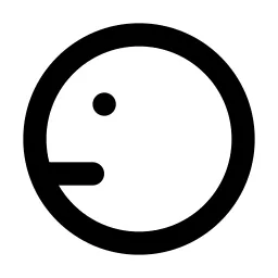 Mood Look Left Line Icon