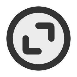Maximaize Circle Duotone Icon