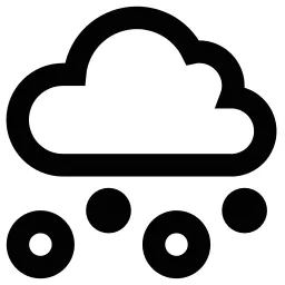 Snow Cloud Icon