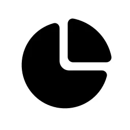 Pie Chart 2 Fill Icon