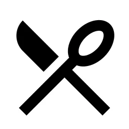 Restaurant 2 Line Icon