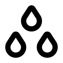 Droplets Line Icon