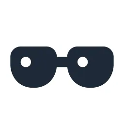 Sunglasses 2 Solid Icon