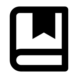 Book Marked Line Icon