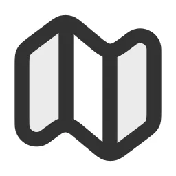 Map Duotone Icon