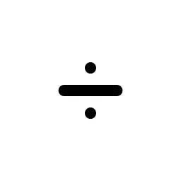 Divide Fill Icon