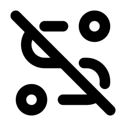 Route Off Line Icon