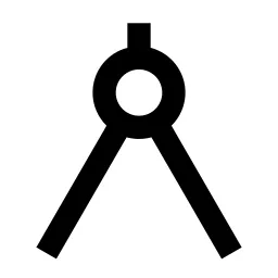 Compasses Line Icon