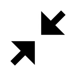 Collapse Diagonal Fill Icon