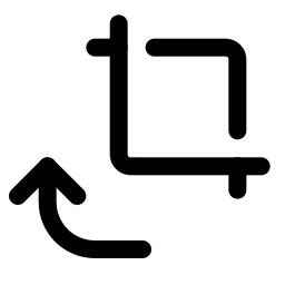 Crop Rotate Bl Icon