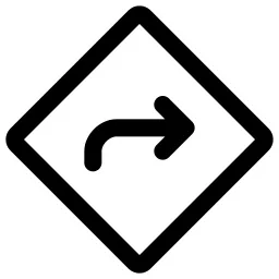 Rhombus Arrow Right Icon