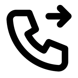 Phone Outgoing Line Icon
