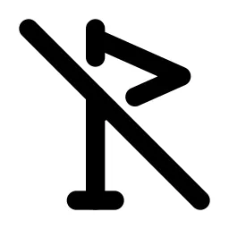Pennant Off Line Icon