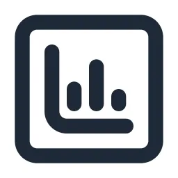 Chart Bar Box Solid Icon