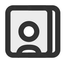 Contacts Alt Duotone Icon