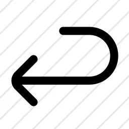 Arrow Undo Down Back Bottom Icon