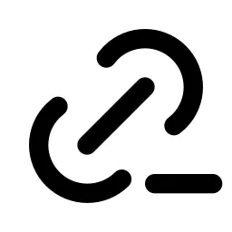 Link Minus Line Icon