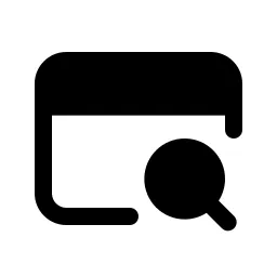 Card Search Fill Icon