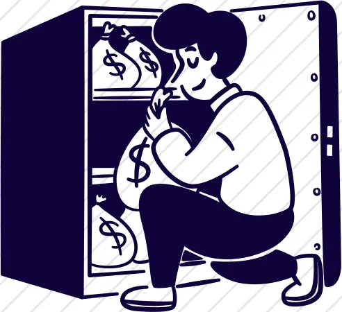 Person with Safe