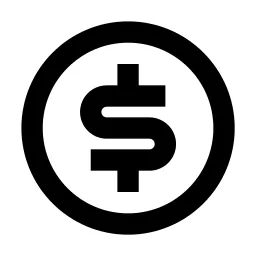 Money Dollar Circle Line Icon