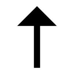 Arrow Up Long Fill Icon