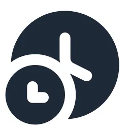 Clock Clock Solid Icon