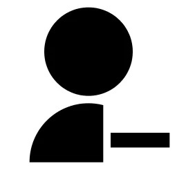 User Minus Fill Icon