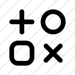 Shapes Plus X Square Circle Icon Icons Shapes Games Icon