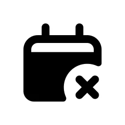 Calendar Close Fill Icon