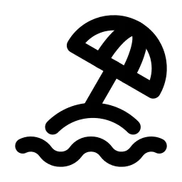 Beach Line Icon