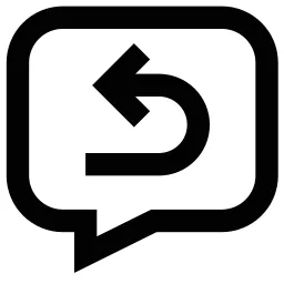 Arrow Left Chat Icon