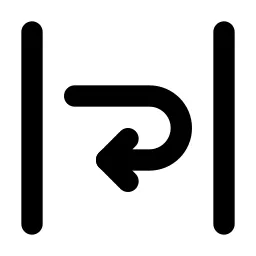 Text Wrap Column Line Icon
