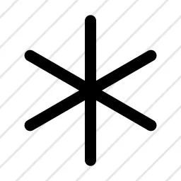 Asterisk Placeholder Icon