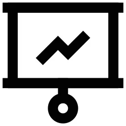 Presentation Line Icon