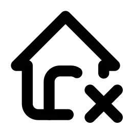 Home X Line Icon