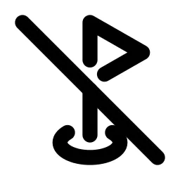 Golf Off Line Icon