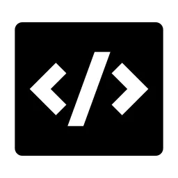 Code Box Fill Icon