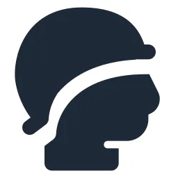 Head Cap Solid Icon